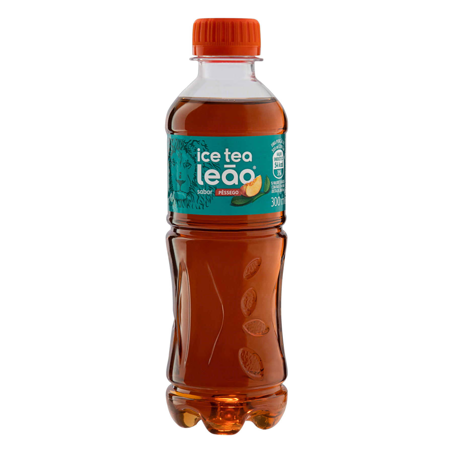 Chá Preto Ice Tea Pêssego Leão Garrafa 300ml