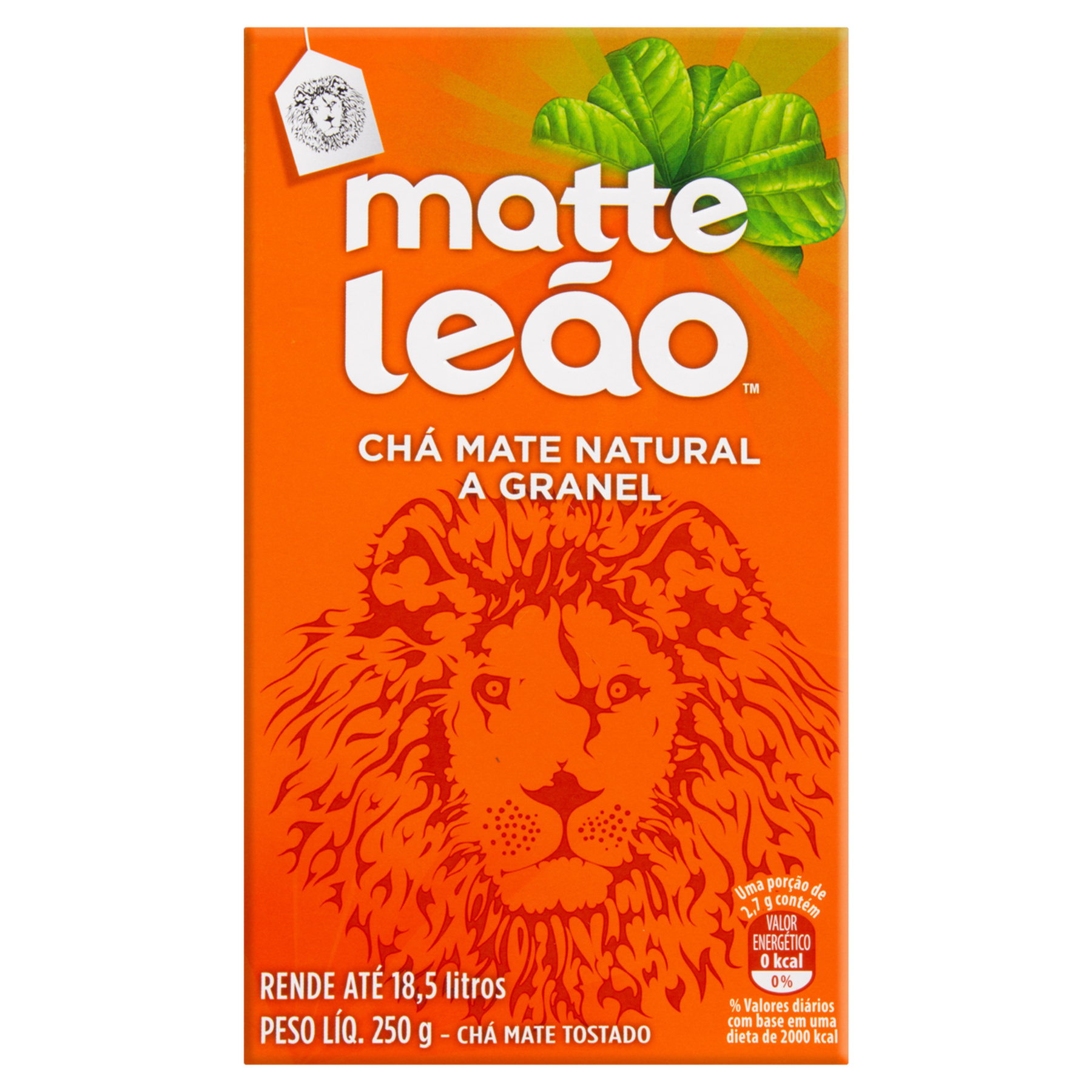 Chá Mate a Granel Natural Matte Leão Caixa 250g