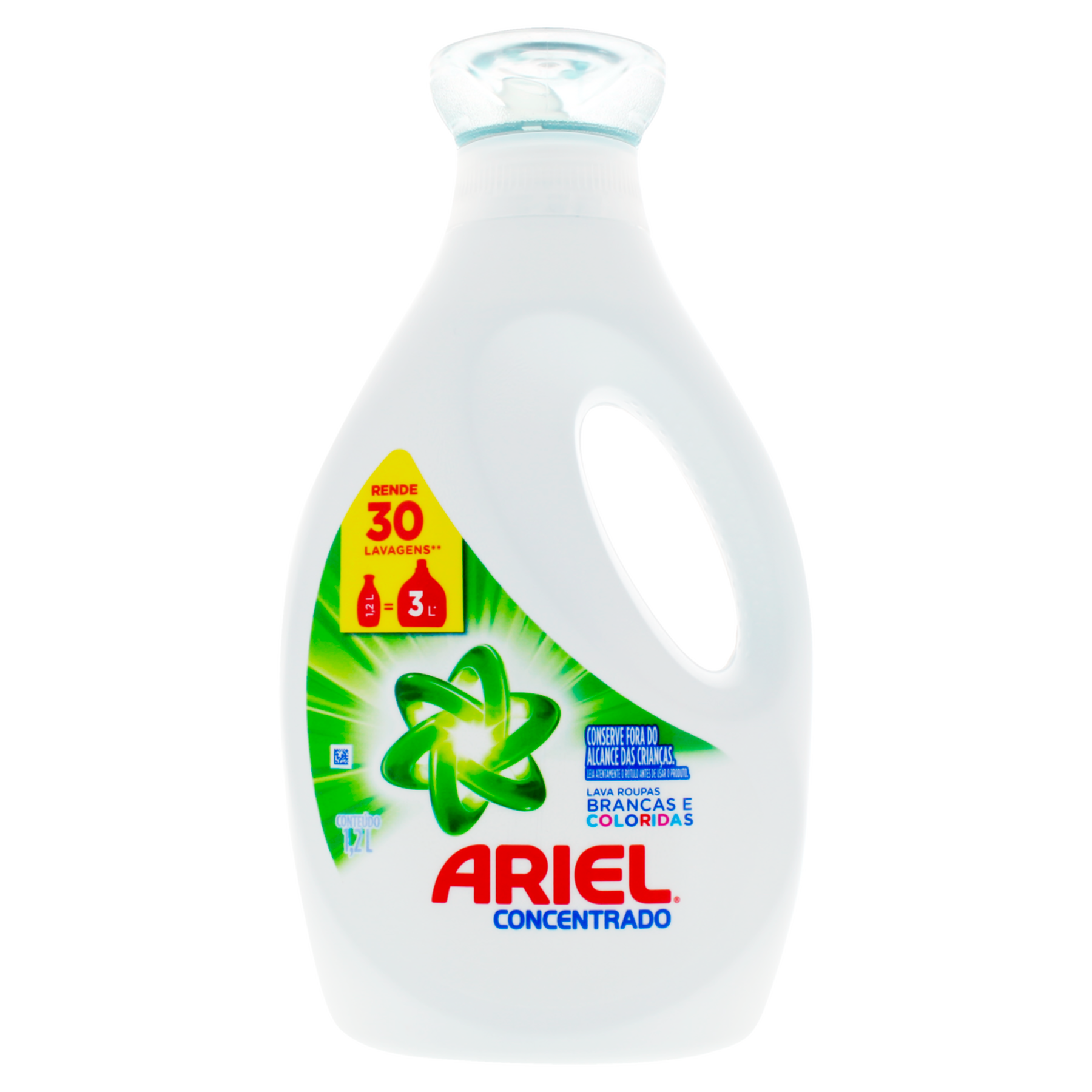 Sabão Concentrado Roupas Brancas e Coloridas Ariel Frasco 1,2l