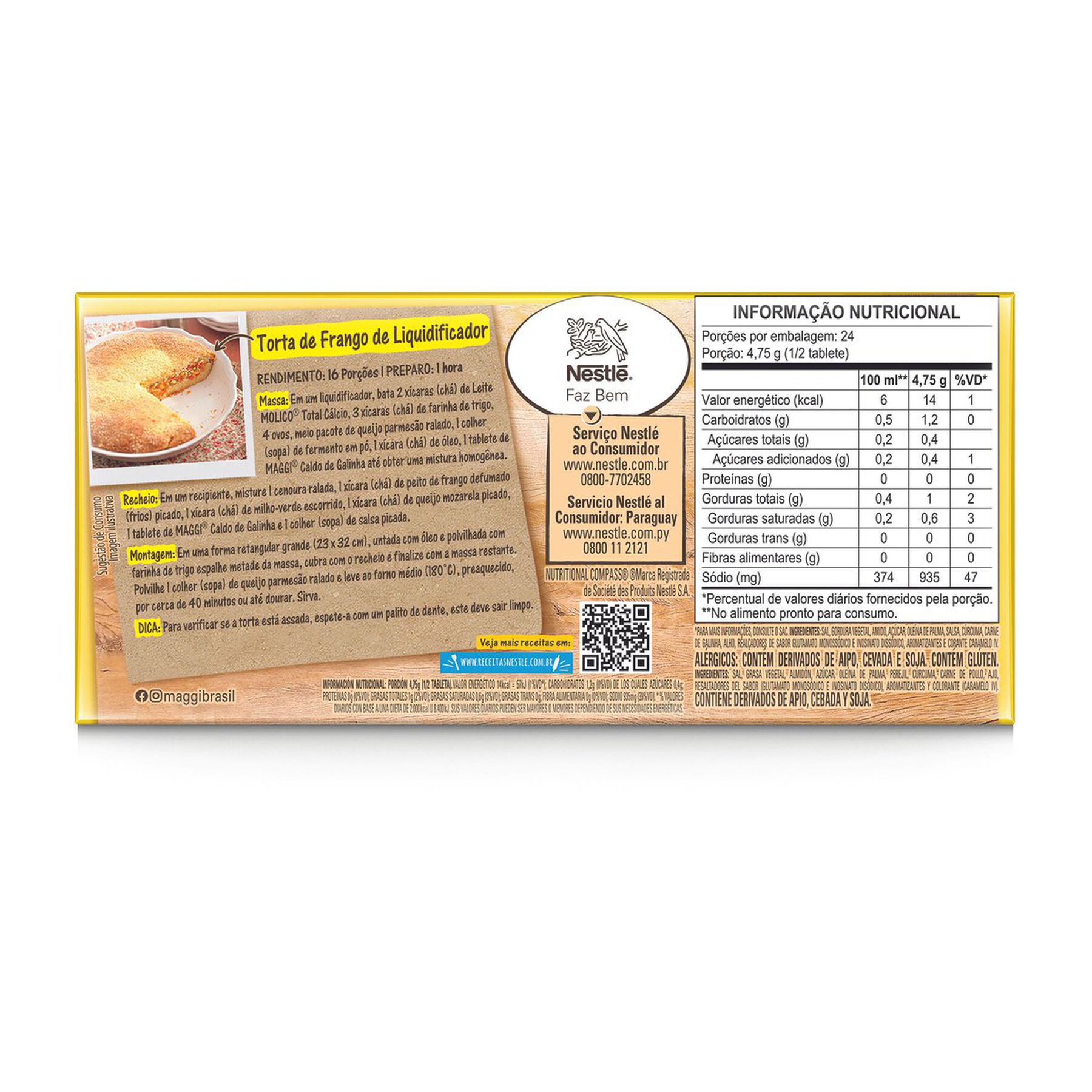 Caldo Maggi Galinha Tablete 114g