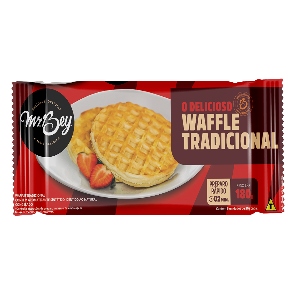 Waffle Tradicional Mr. Bey 180g