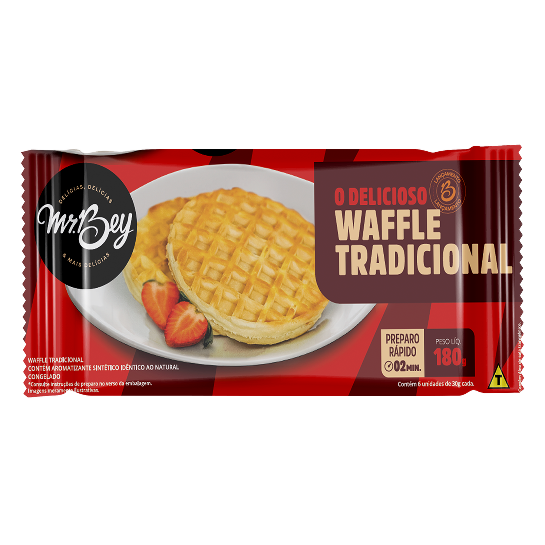 Waffle Tradicional Mr. Bey 180g