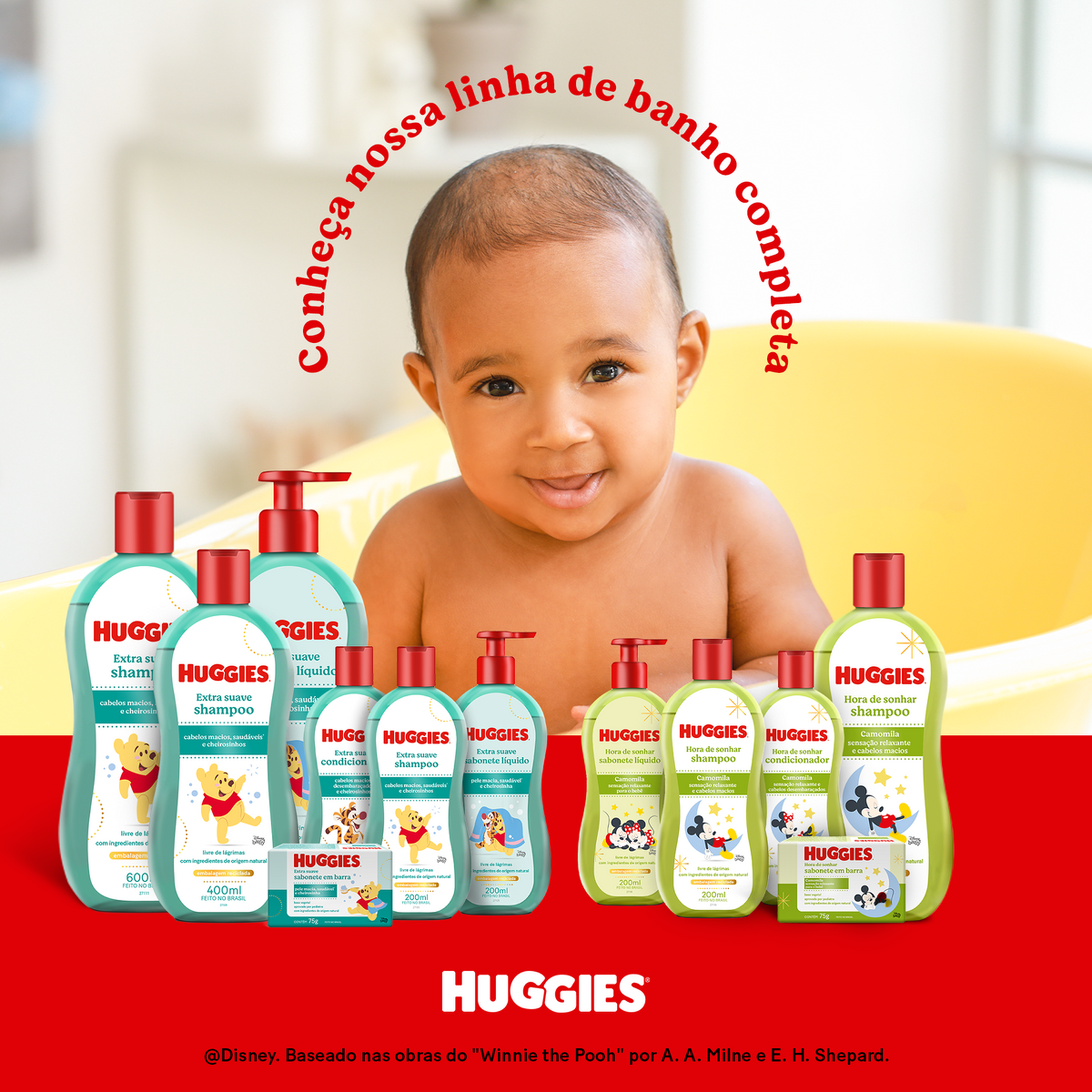 Shampoo Infantil Extra Suave Huggies Frasco 200ml