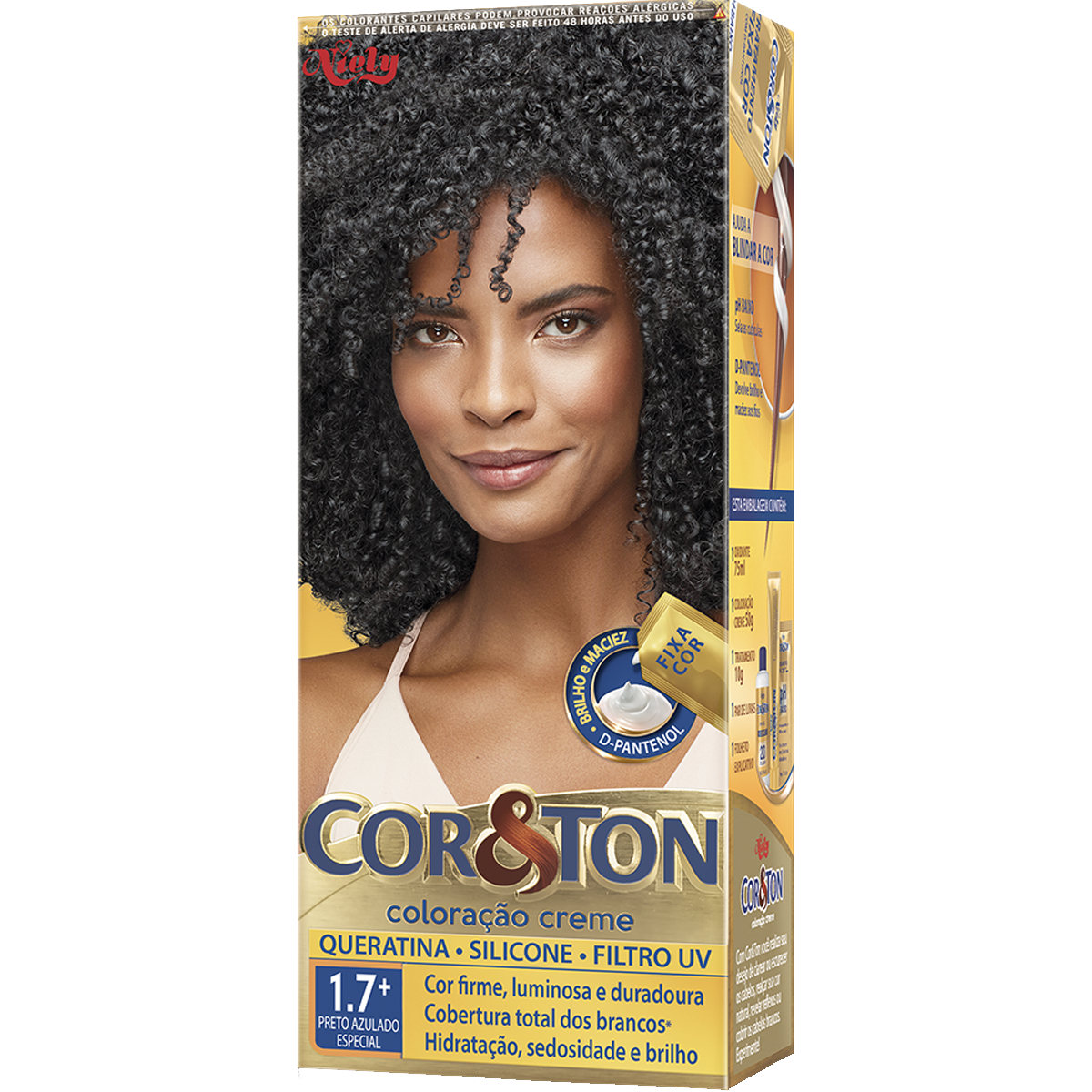 Tintura para Cabelo Preto Azulado Especial 1.7 CoreTon