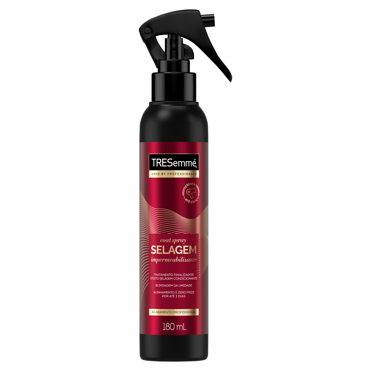 Coat Finalizador Selagem Impermeabilizante Tresemm&eacute; Frasco 180ml Spray