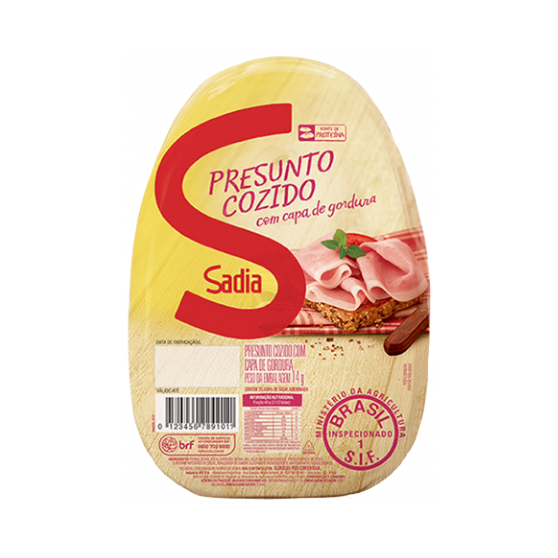 Presunto Cozido Magro Sadia Fatiado aprox. 150g