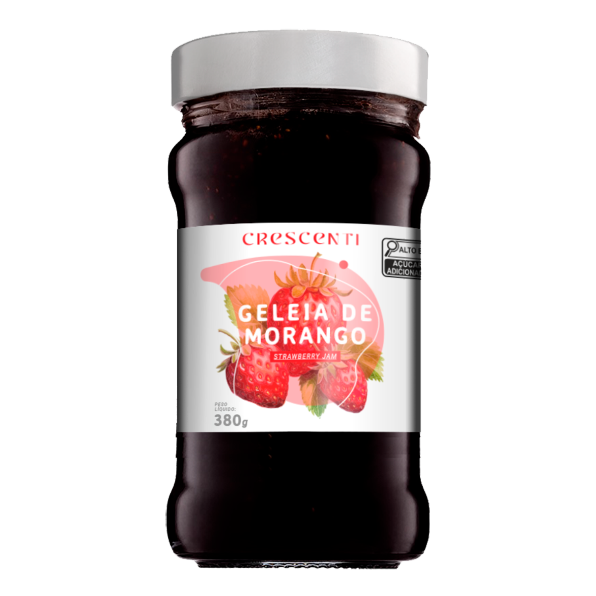 Geleia de Morango Crescenti Vidro 380g