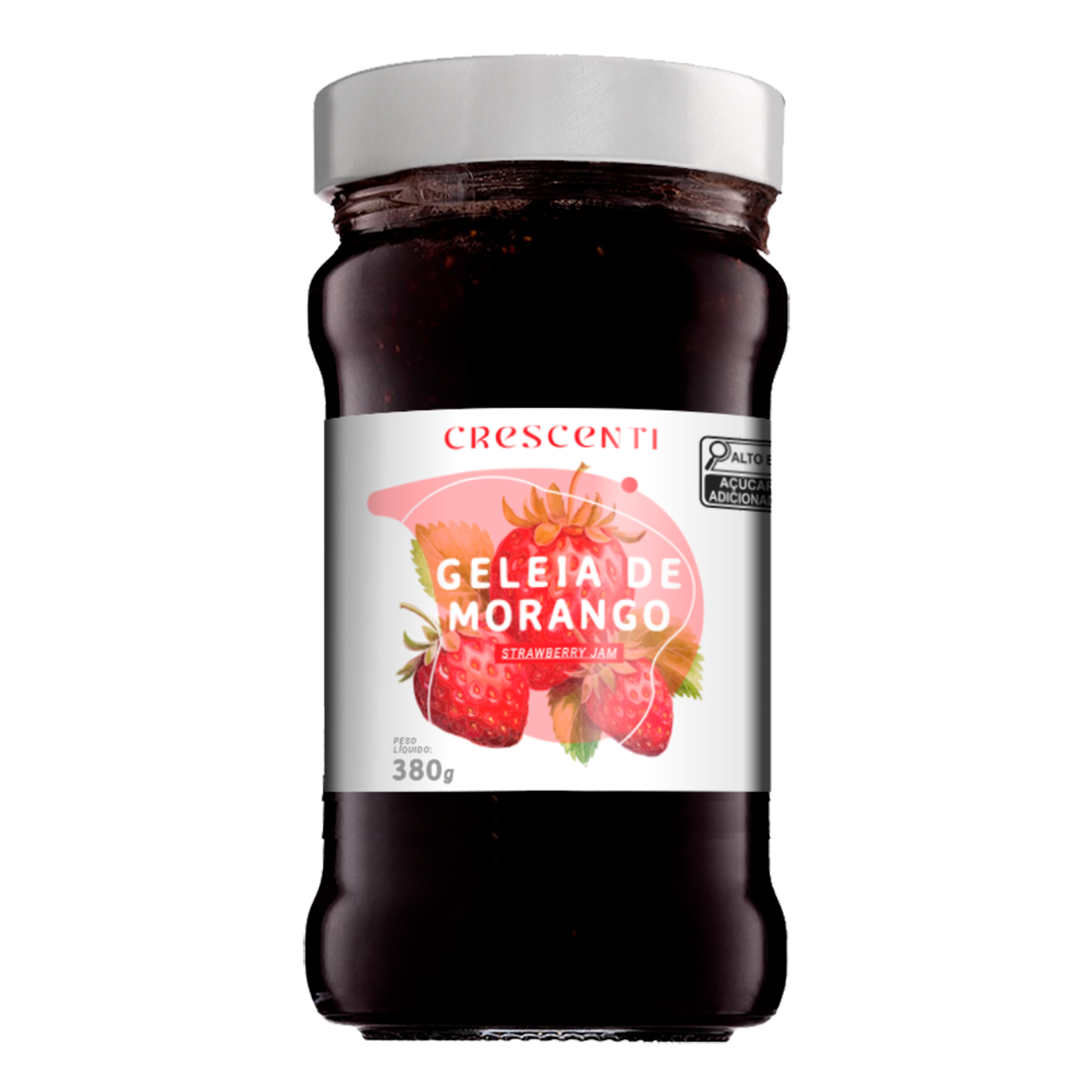 Geleia de Morango Crescenti Vidro 380g