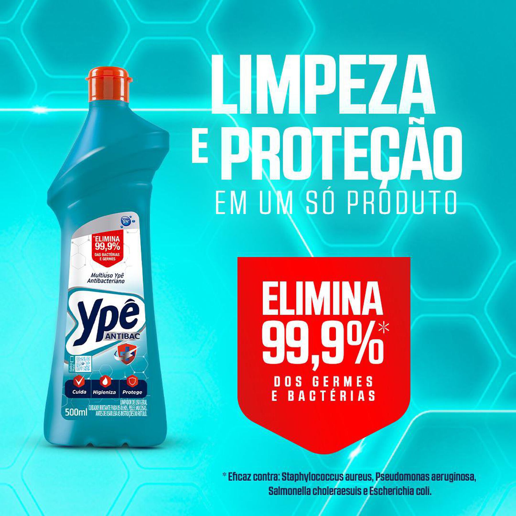 Limpador Multiuso Ypê Antibac Squeeze 500ml