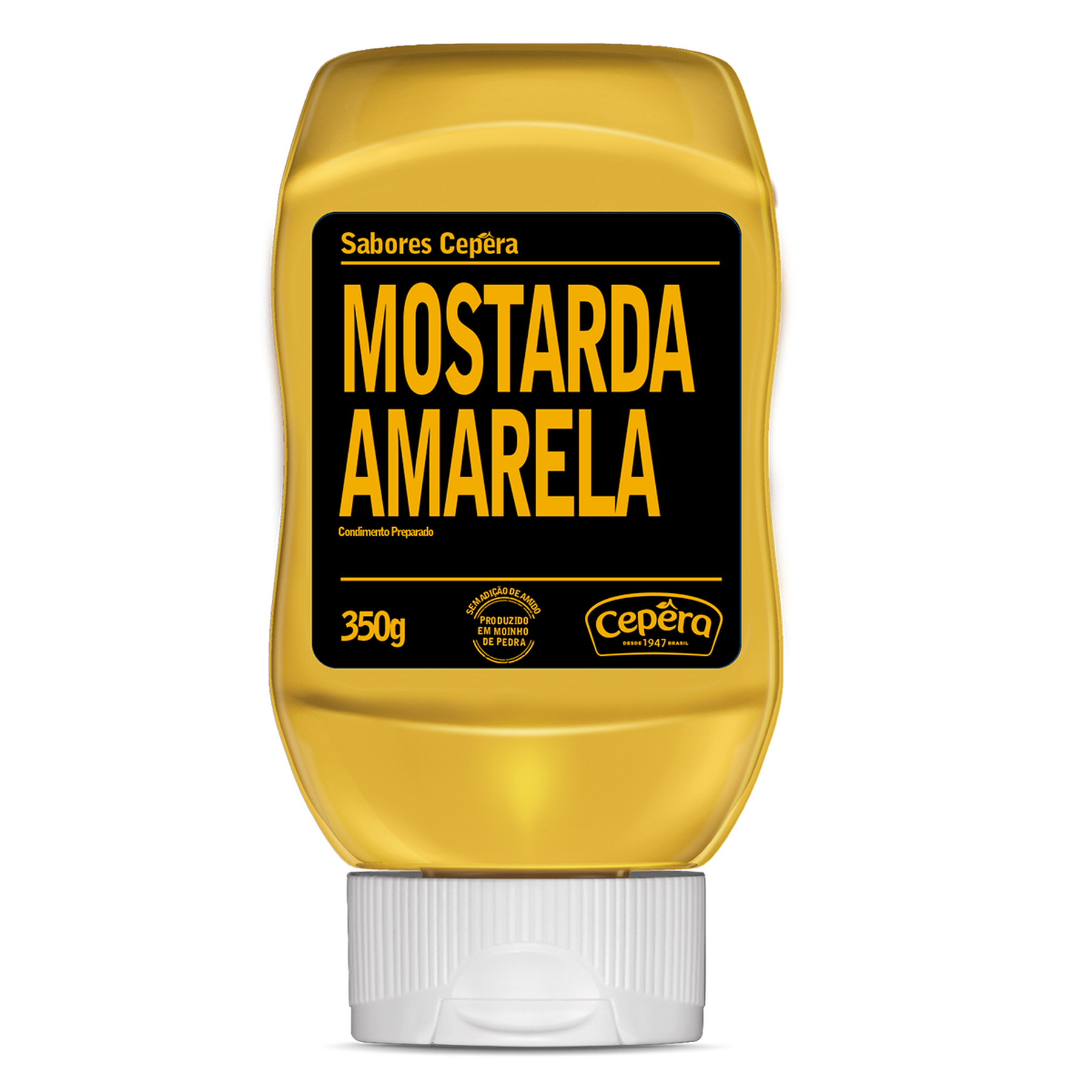 Mostarda Amarela Sabores Cepêra Squeeze 350g