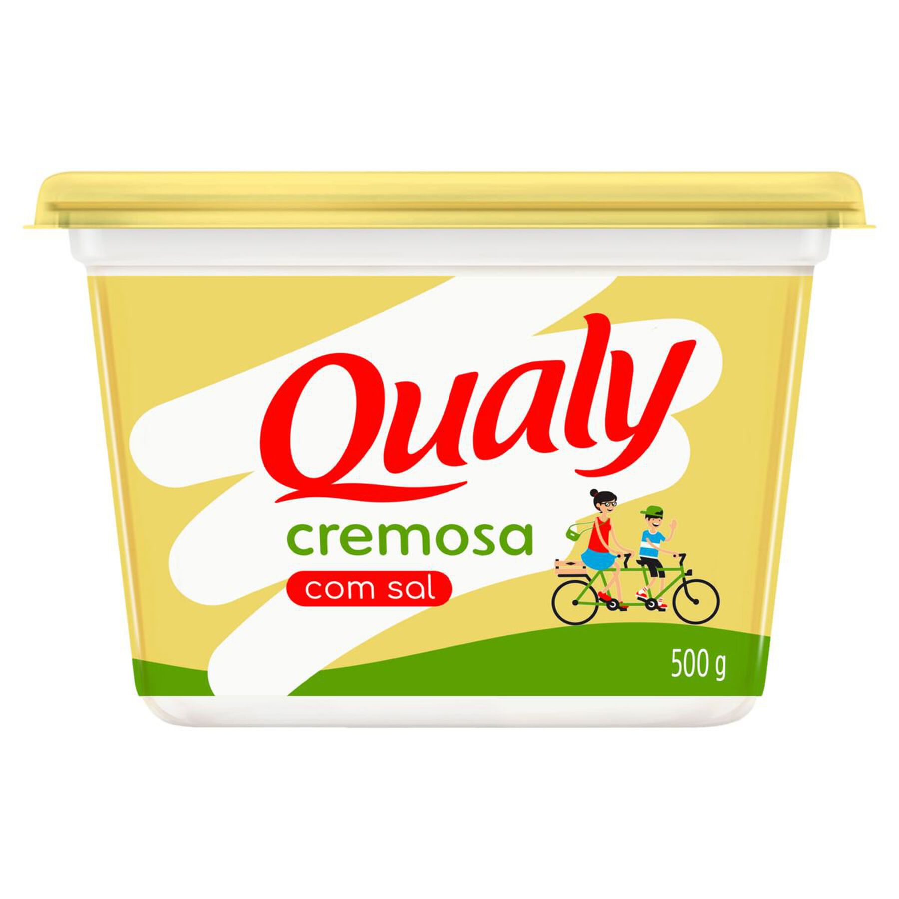 Margarina Cremosa com Sal Qualy Pote 500g 