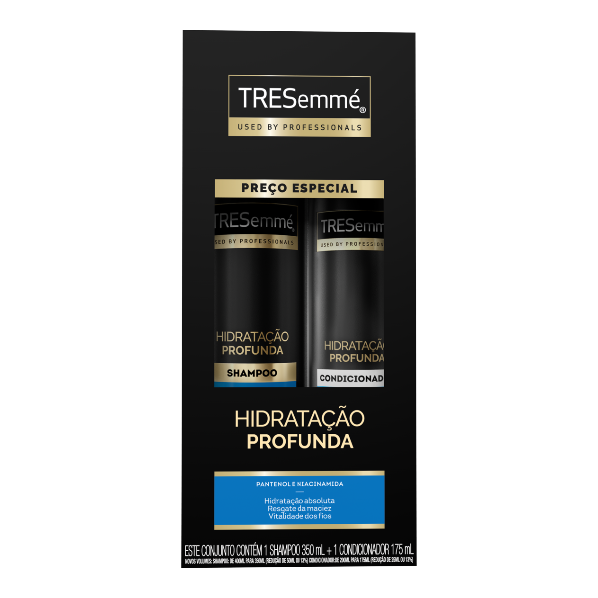 Shampoo 350ml + Condicionador 175ml Hidrata&ccedil;&atilde;o Profunda TRESemm&eacute;