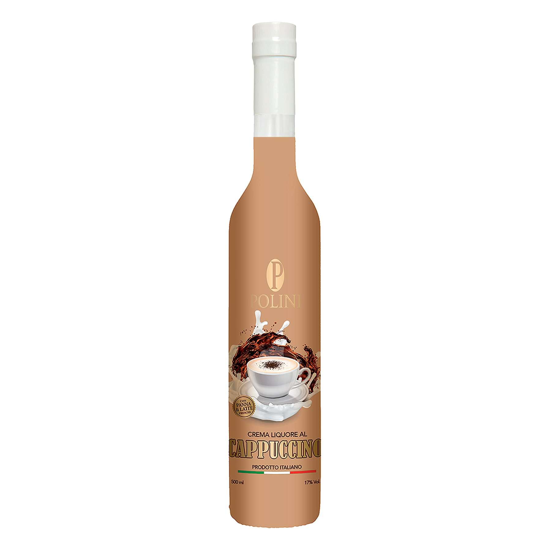Licor Creme de Cappuccino Polini Garrafa 500ml