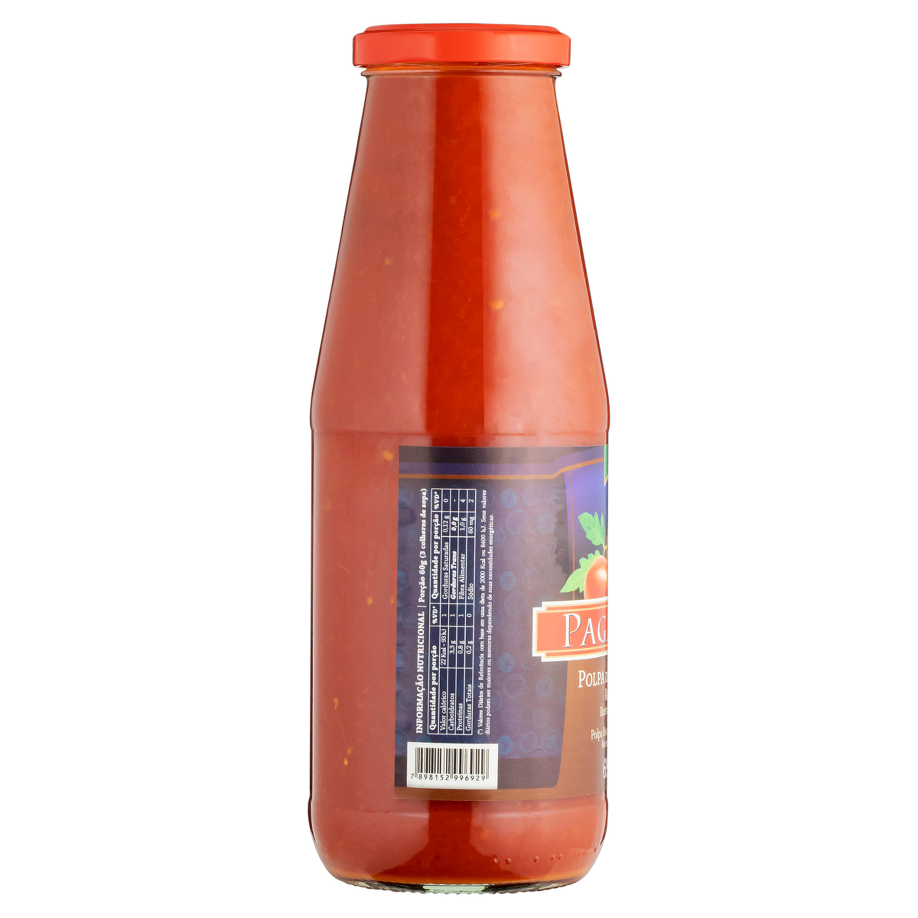 Polpa de Tomate R&uacute;stica Paganini Vidro 690g