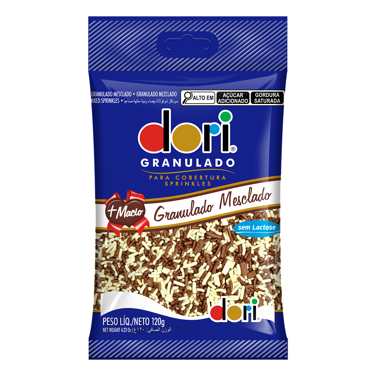 Granulado Mesclado Dori Pacote 120g