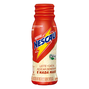 Bebida Láctea UHT Chocolate Orgânico Nestlé Nescau Frasco 200ml