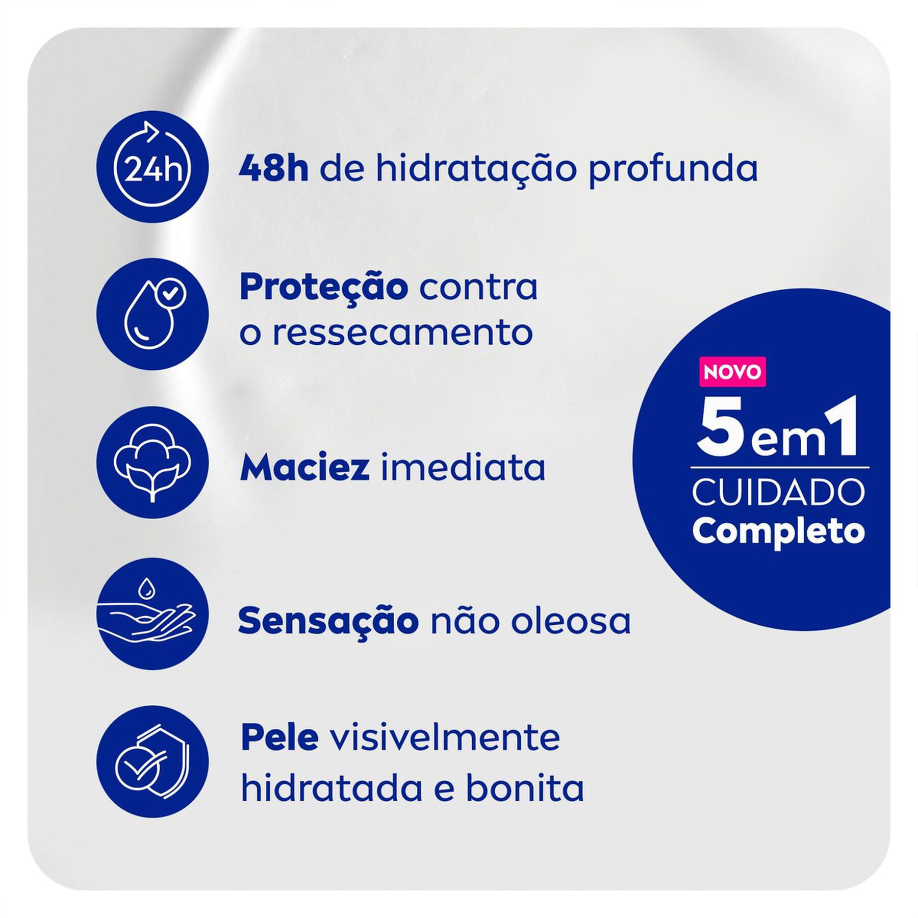 Loção Deo-Hidratante Pele Seca Nivea Soft Milk Frasco 200ml