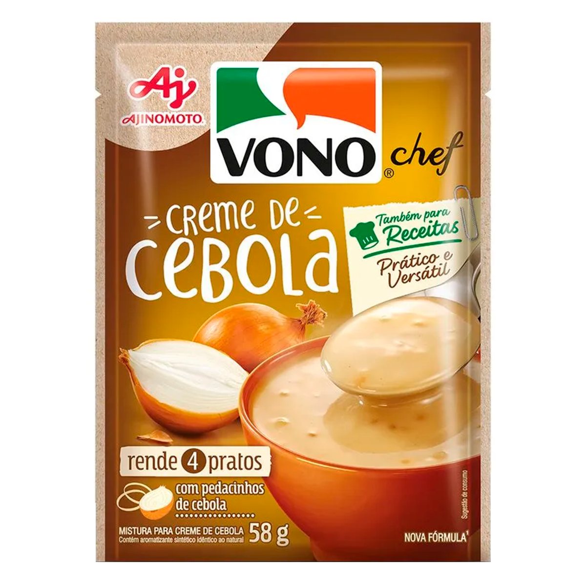 Creme de Cebola Vono Chef Pacote 58g