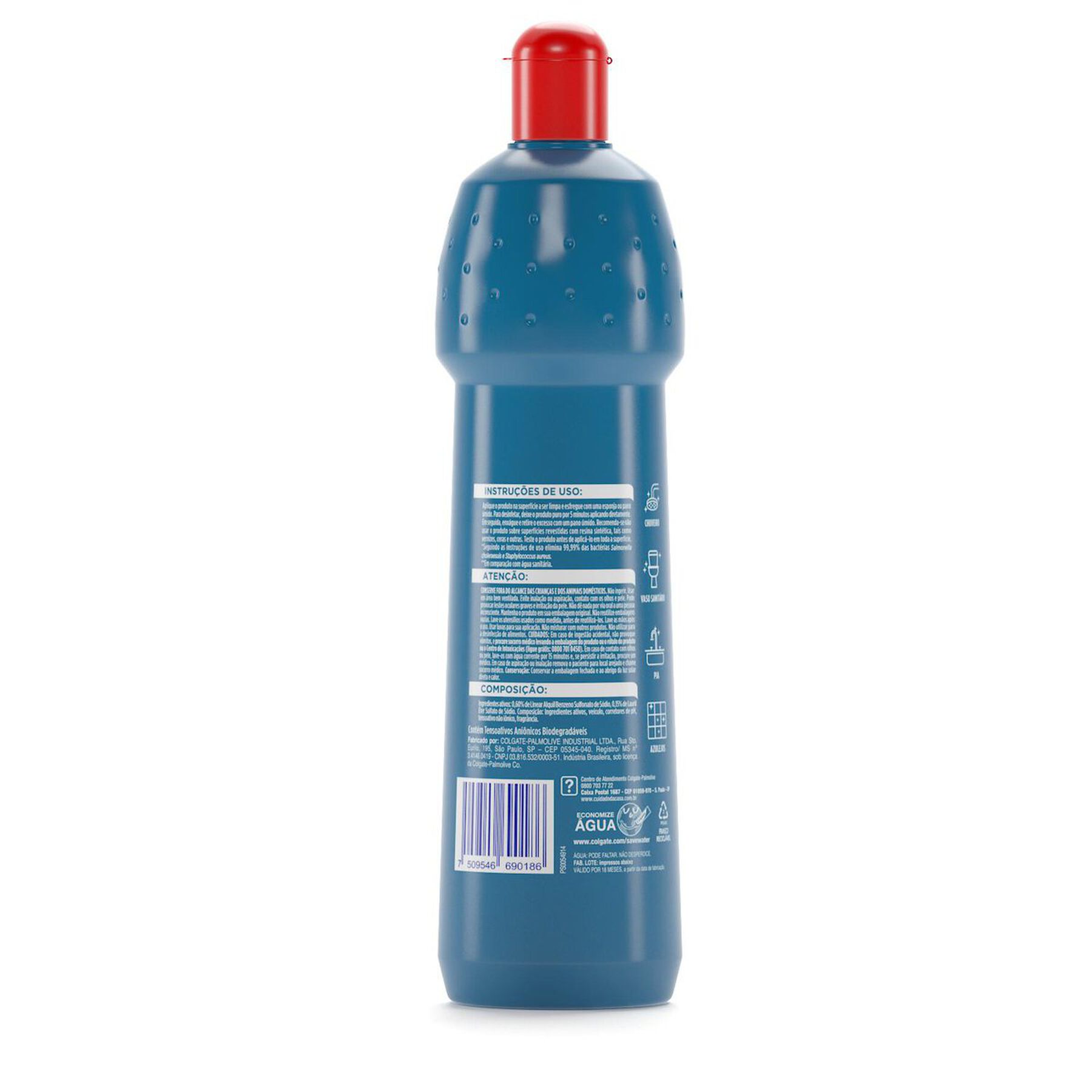 Desinfetante Banheiro Ajax Squeeze 500ml - Embalagem 20% de Desconto