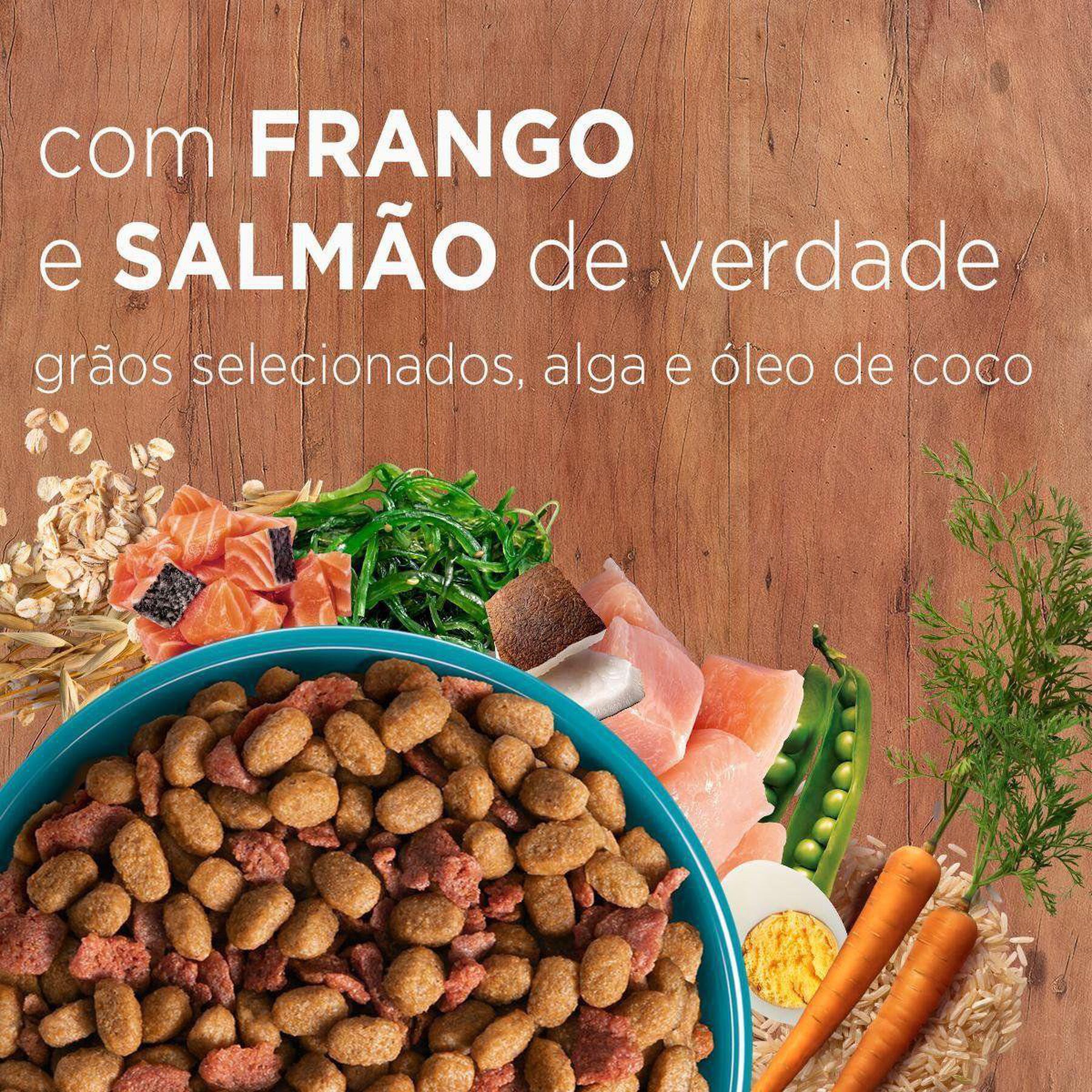 Alimento para Gatos Castrados Frango e Salmão Purina One Visible Nutrition Pacote 500g