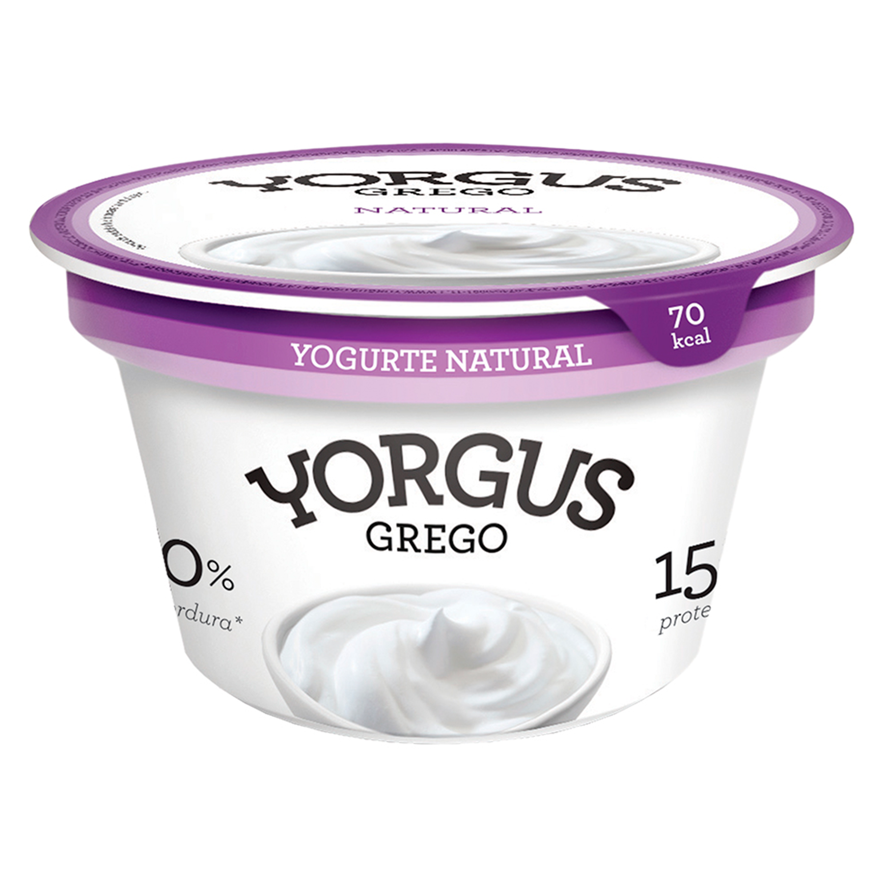 Iogurte Grego Desnatado Natural Yorgus Pote 130g