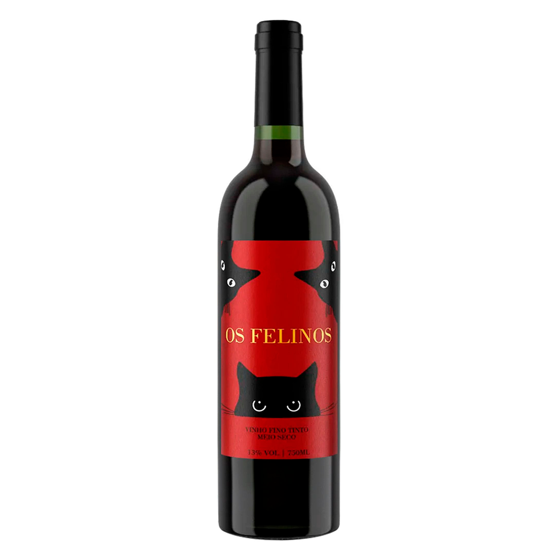 Vinho Tinto Os Felinos Garrafa 750ml