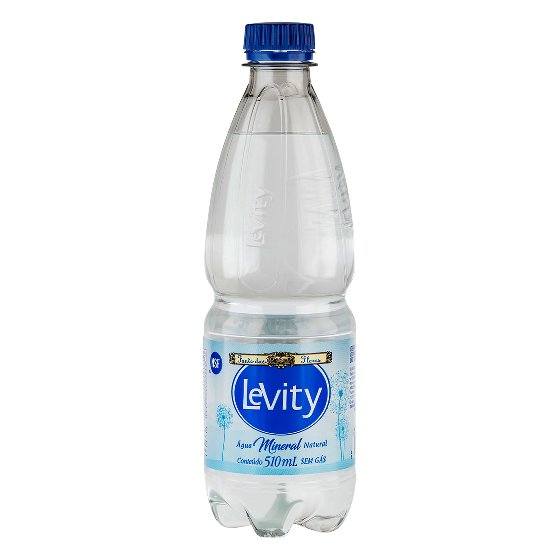 Água Mineral Natural sem Gás Levity Garrafa 510ml