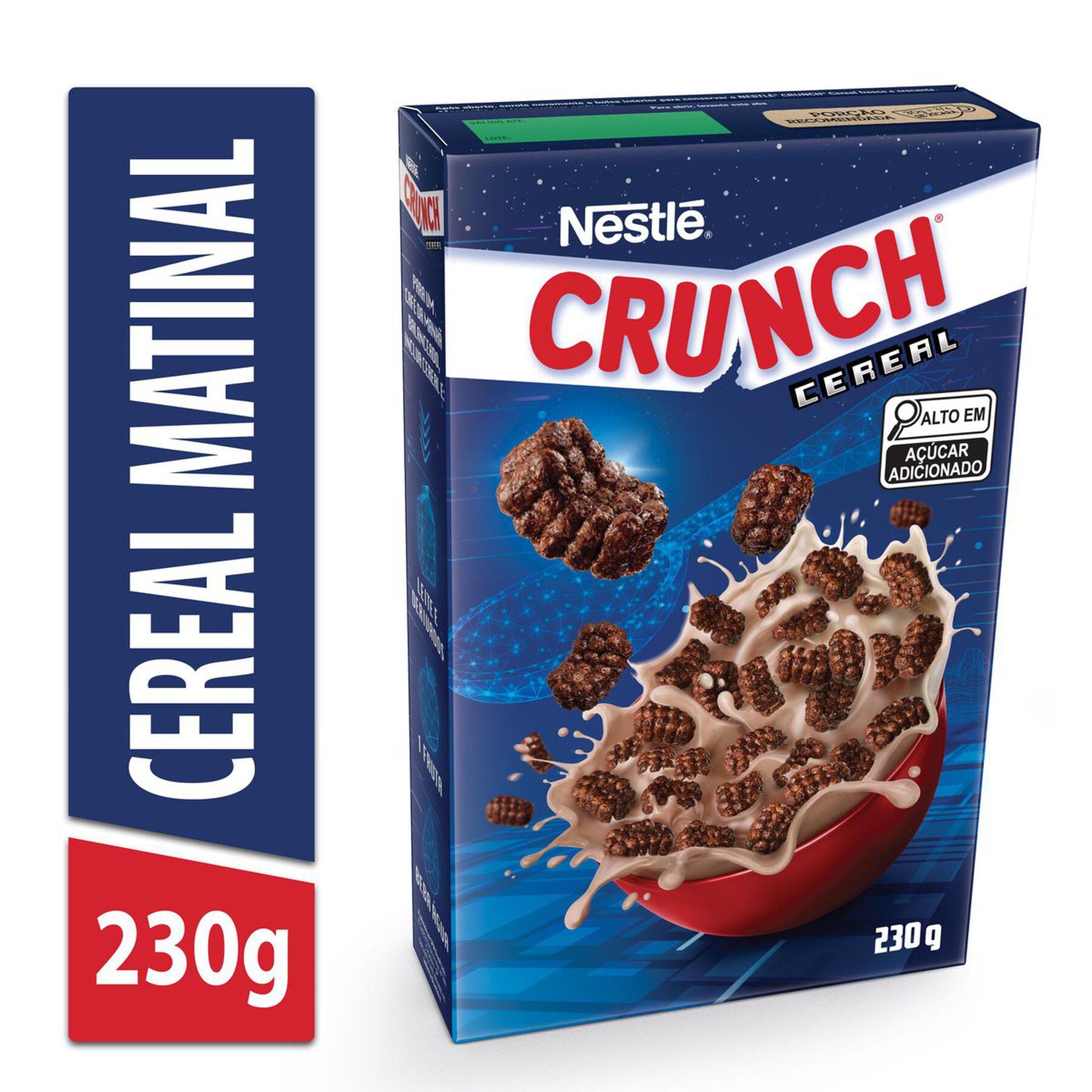 Cereal Matinal Crunch Nestl&eacute; Caixa 230g