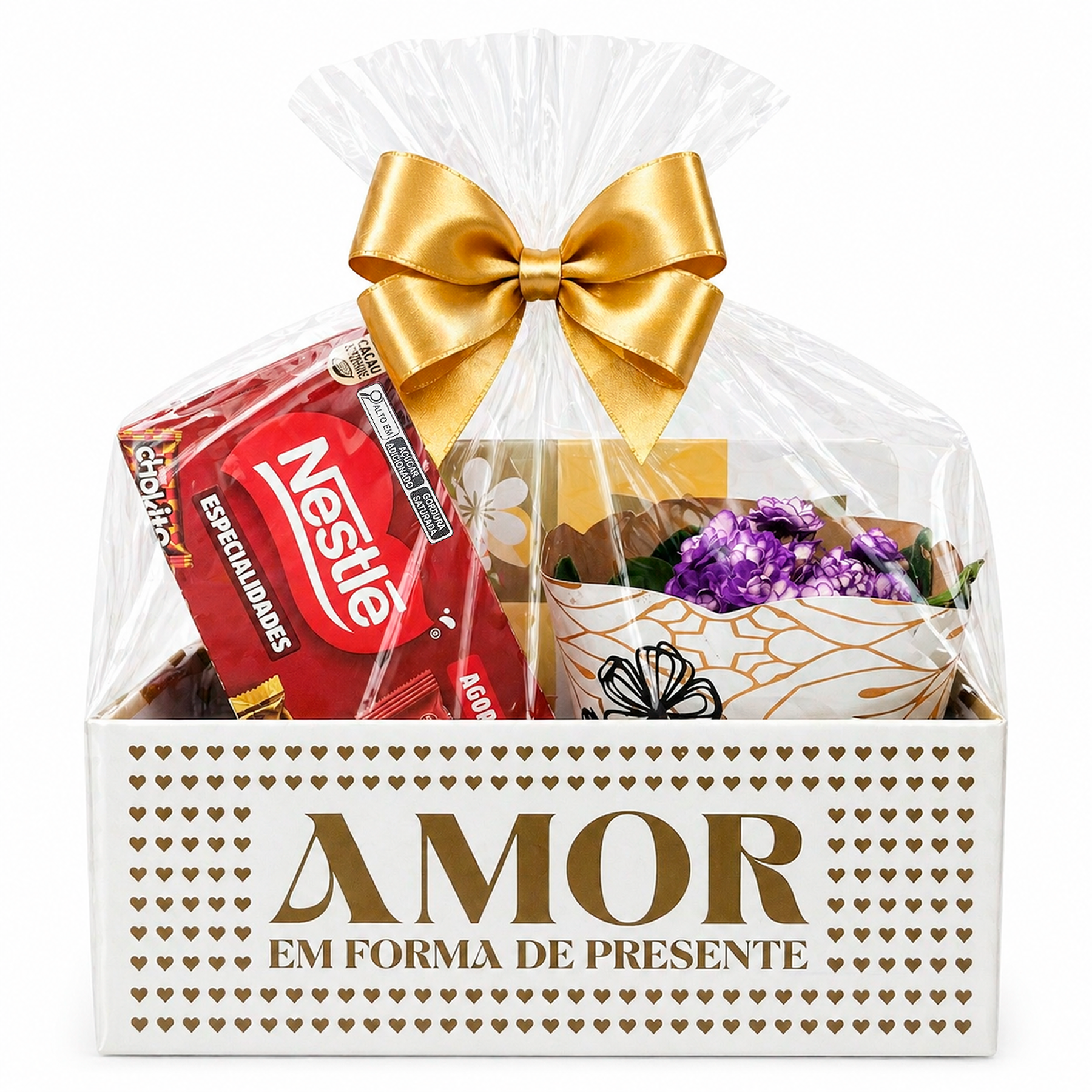 Kit Violeta Pote 11 Sortida + Bombom Especialidades Nestl&eacute; Caixa 220g