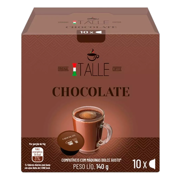Cápsula Chocolate Dolce Gusto Italle Caixa C/10 Unidades