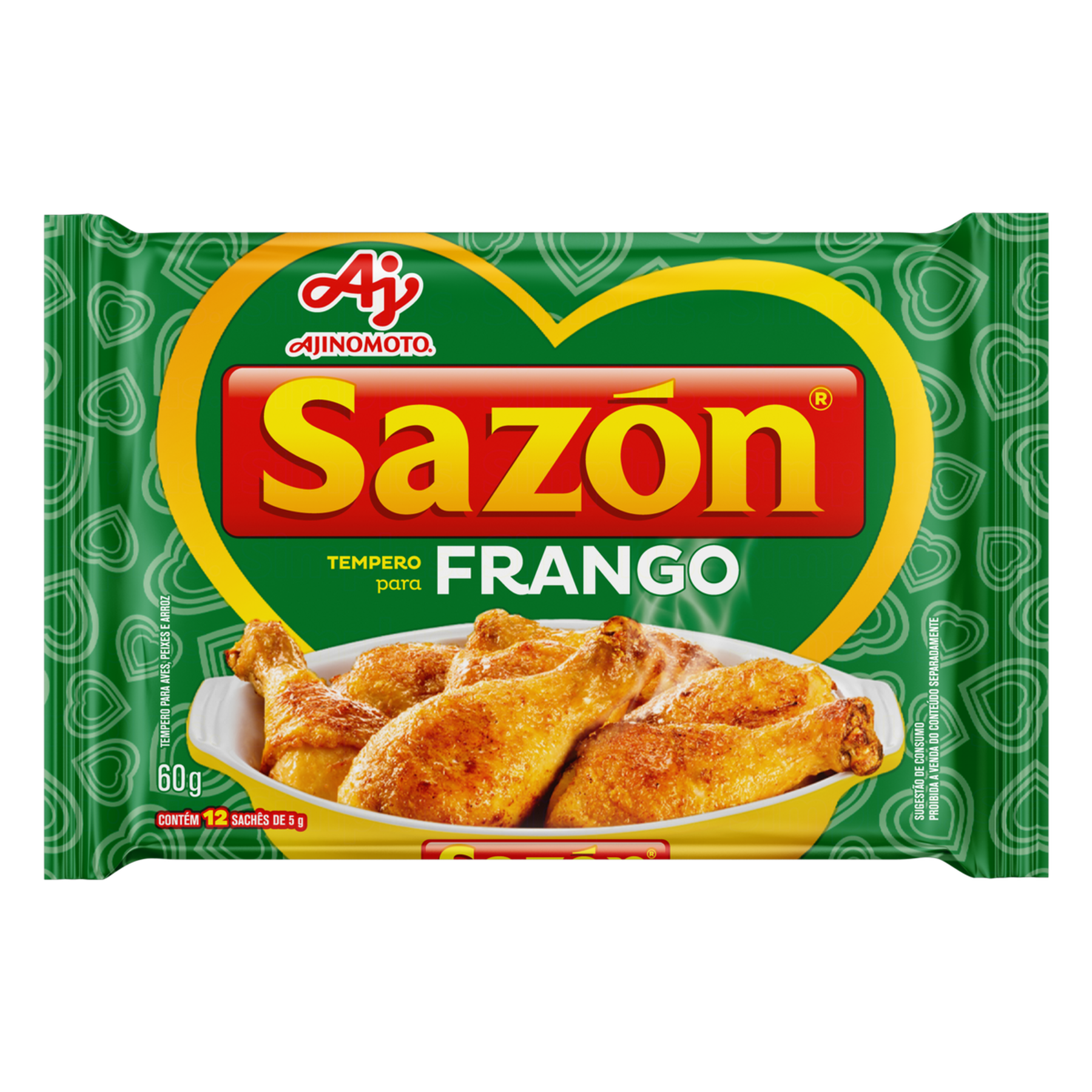 Tempero para Frango Sazón Pacote 60g 12 Unidades