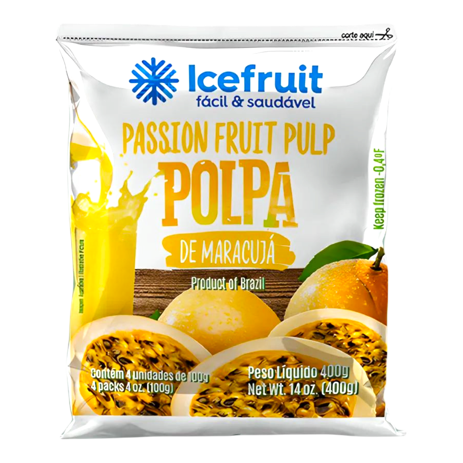 Polpa de Maracujá Congelada Icefruit 400g