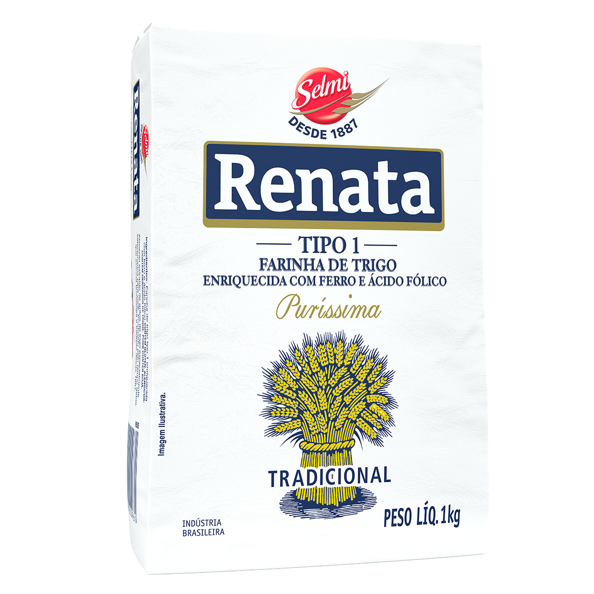 Farinha de Trigo Tipo 1 Renata Pacote 1kg