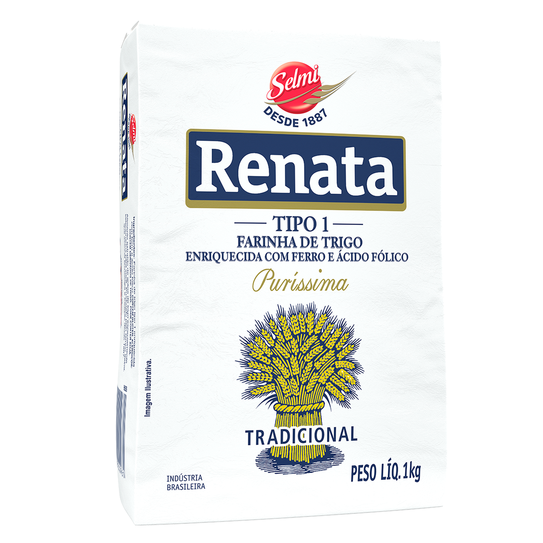 Farinha de Trigo Tipo 1 Renata Pacote 1kg