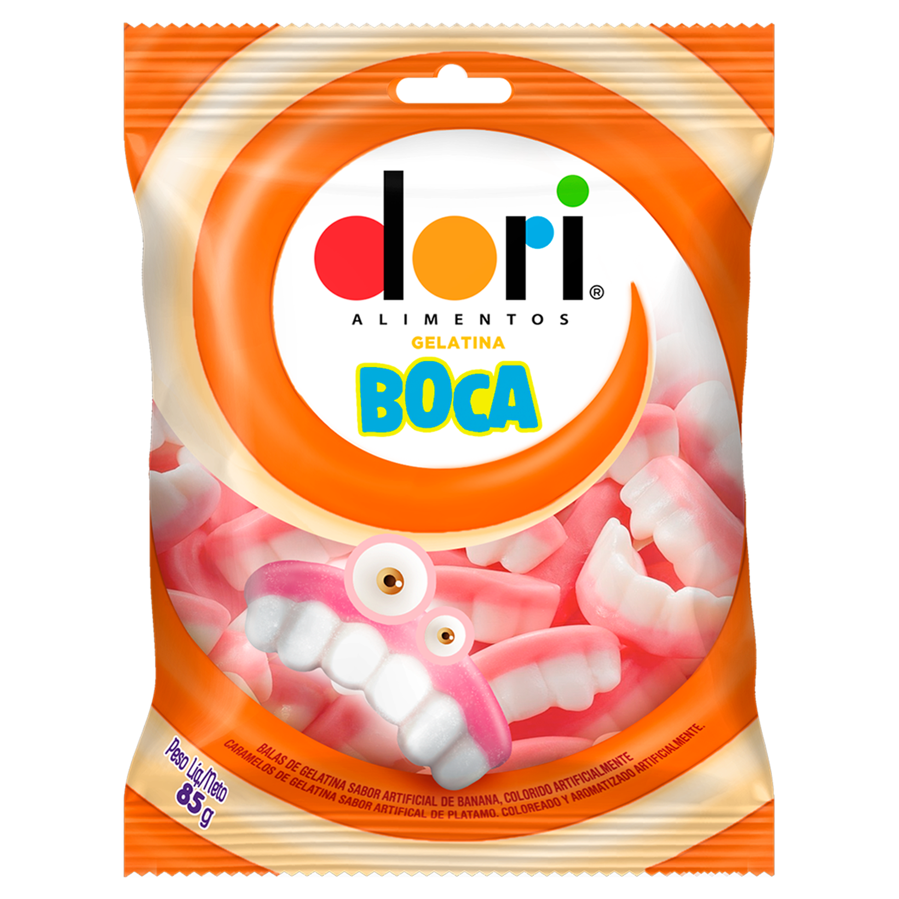 Bala Gelatina Boca Dori 85g