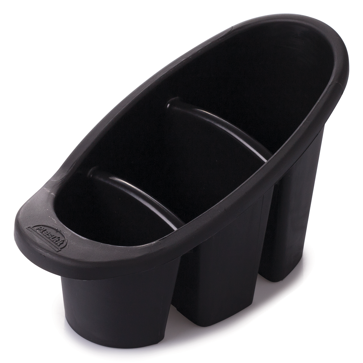 Escorredor de Talher Preto Plas&uacute;til