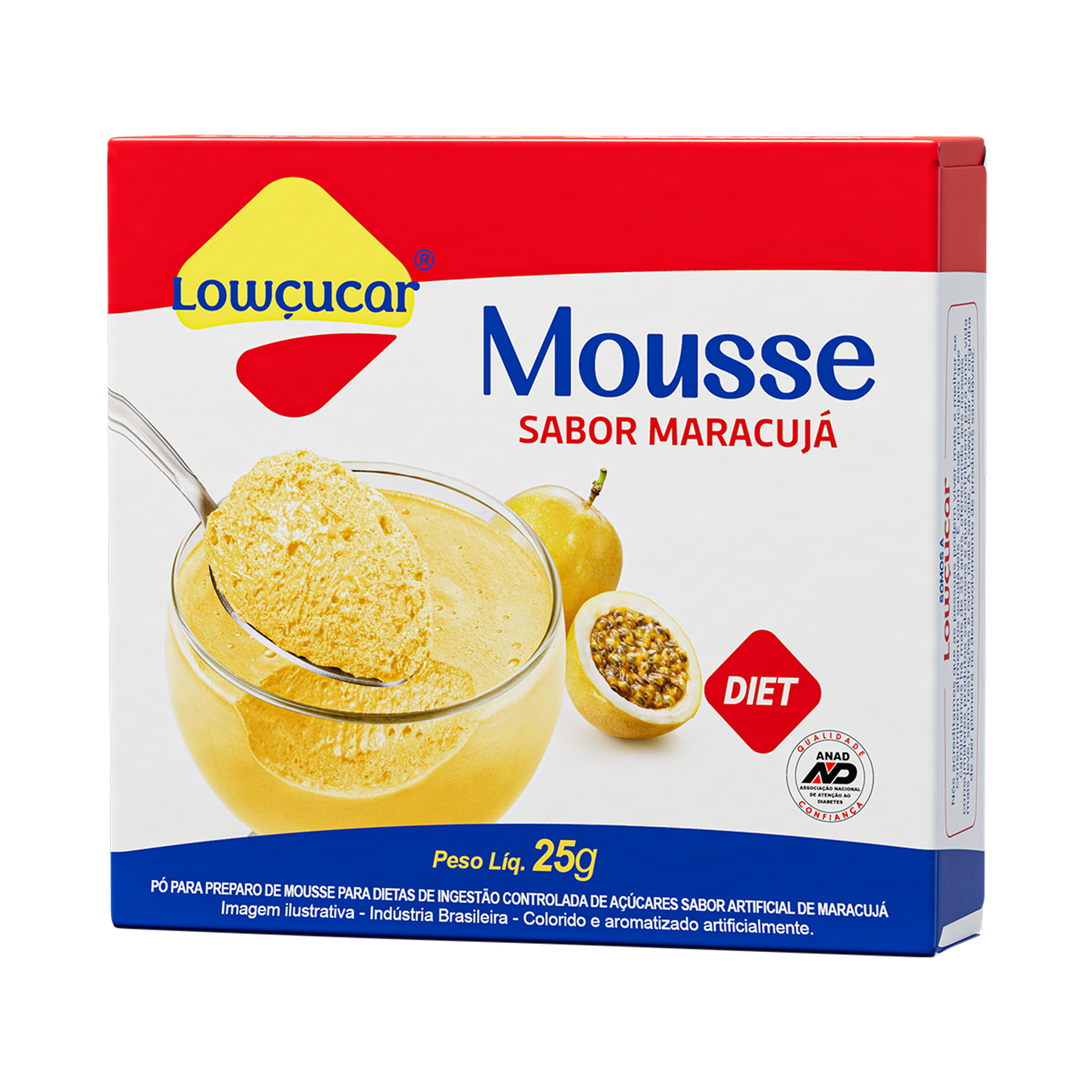 P&oacute; para Mousse de Maracuj&aacute; Low&ccedil;ucar 25g