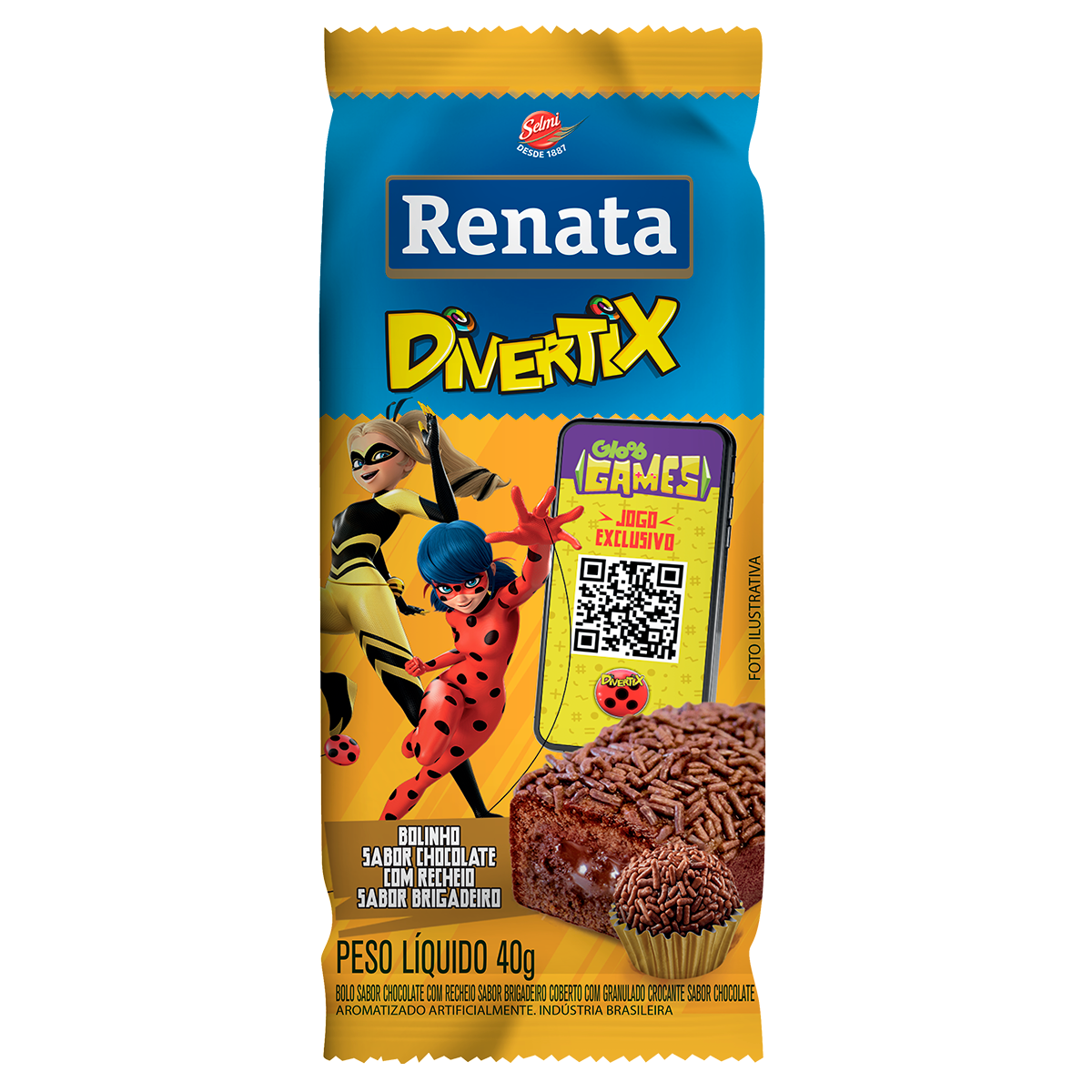 Bolinho Brigadeiro Renata 40g