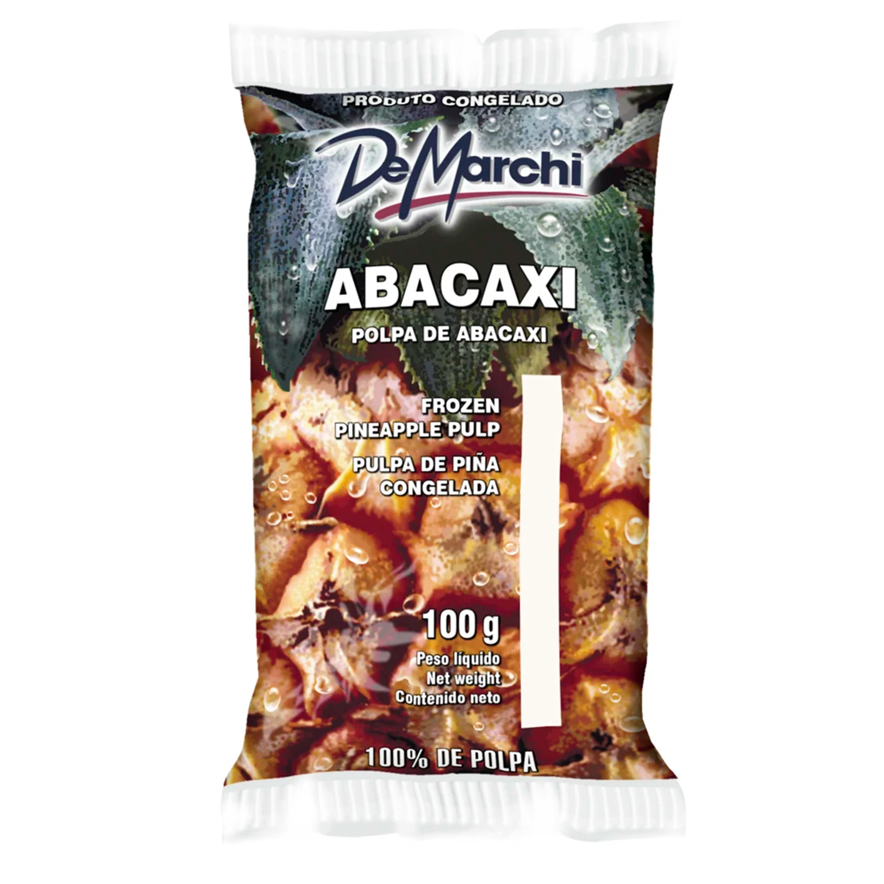 Polpa de Fruta Congelada de Abacaxi De Marchi Pacote 100g
