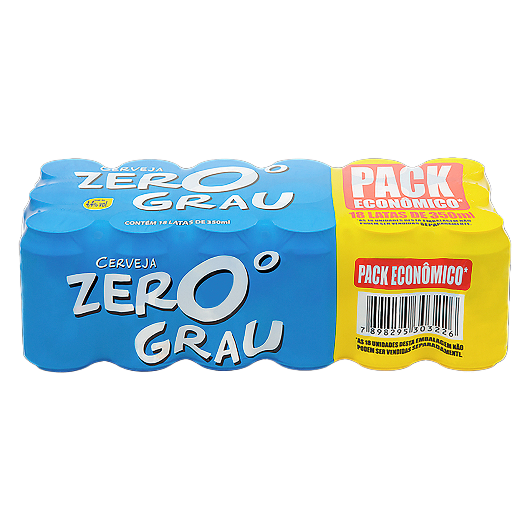 Cerveja Zero Grau Conti Lata 350ml - Pack Promocional C/18 Unidades