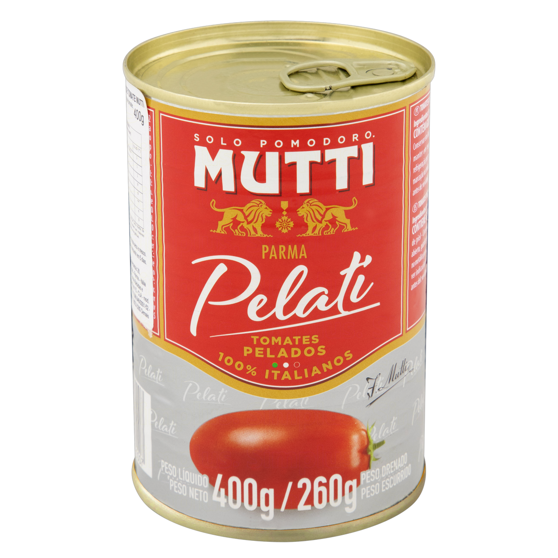 Tomate Pelado Mutti Lata 400g