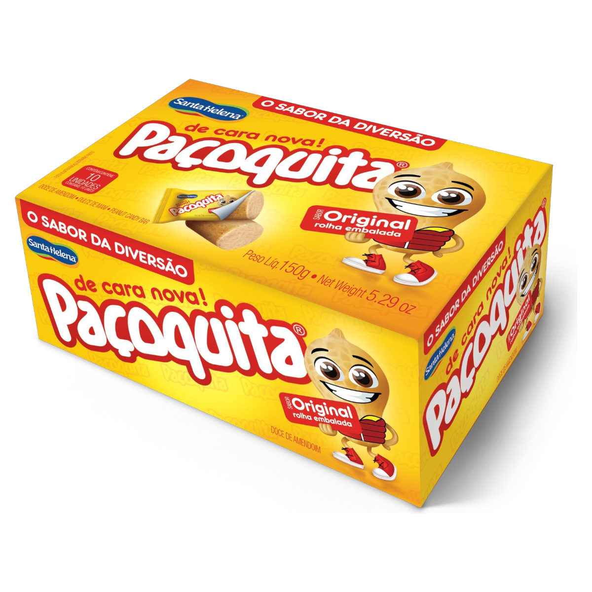 Pa&ccedil;oca Rolha Pa&ccedil;oquita Santa Helena 150g