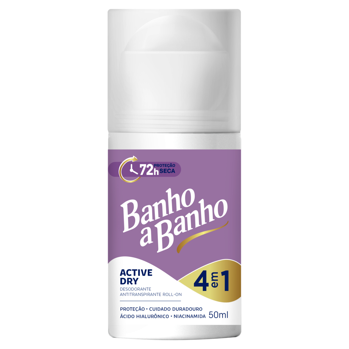 Antitranspirante Active Dry 4 em 1 Banho a Banho Roll-On 50ml