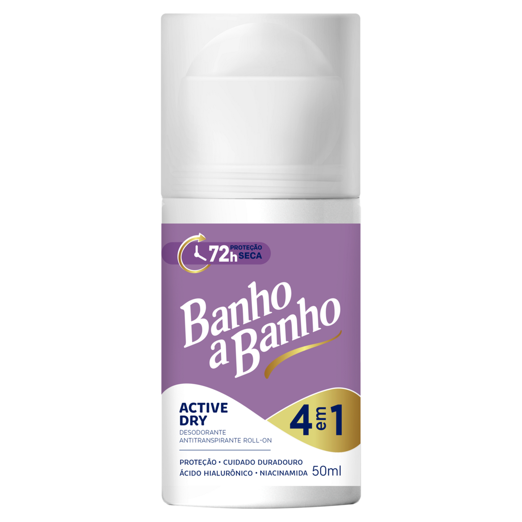 Antitranspirante Active Dry 4 em 1 Banho a Banho Roll-On 50ml