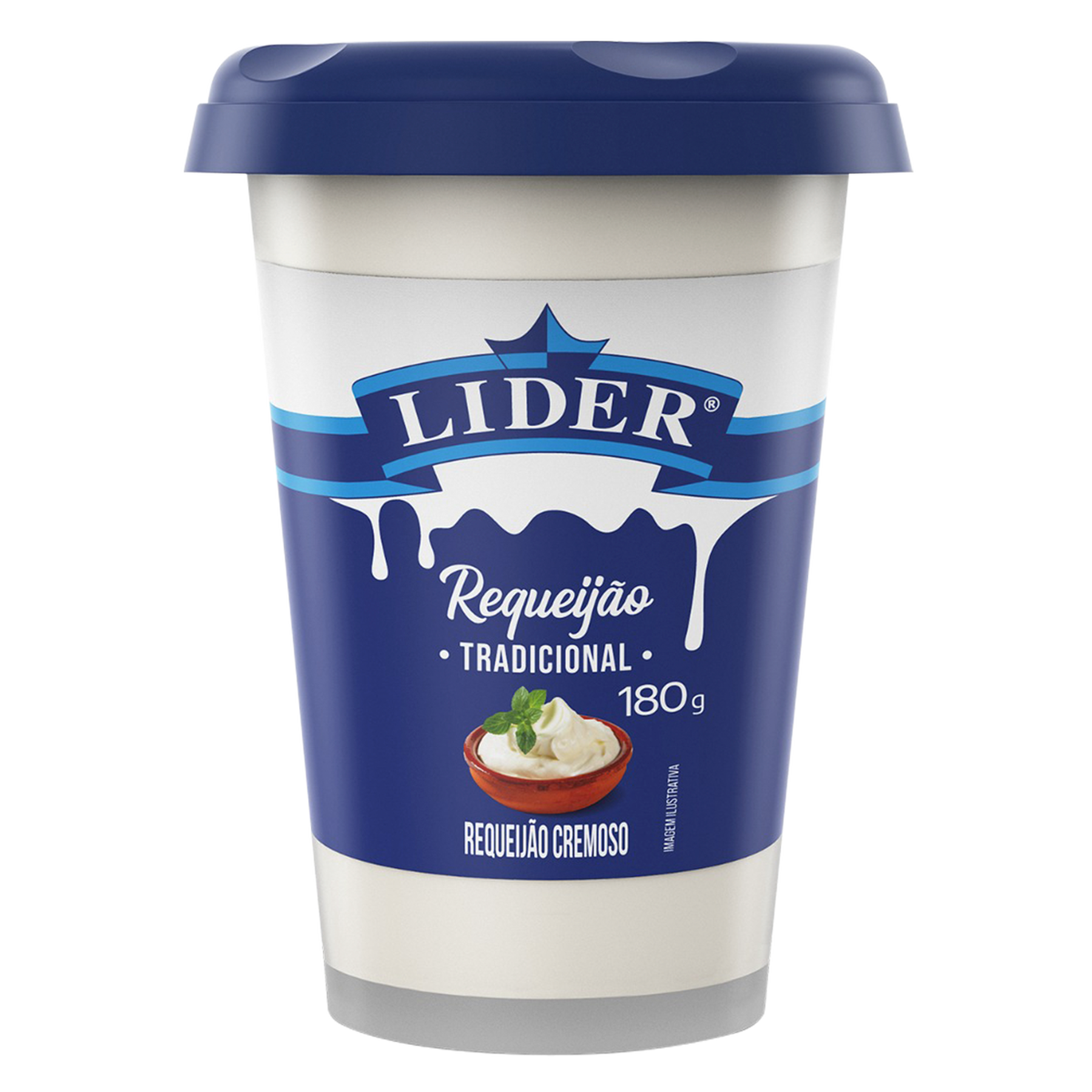 Requeijão Cremoso Tradicional Lider Copo 180g