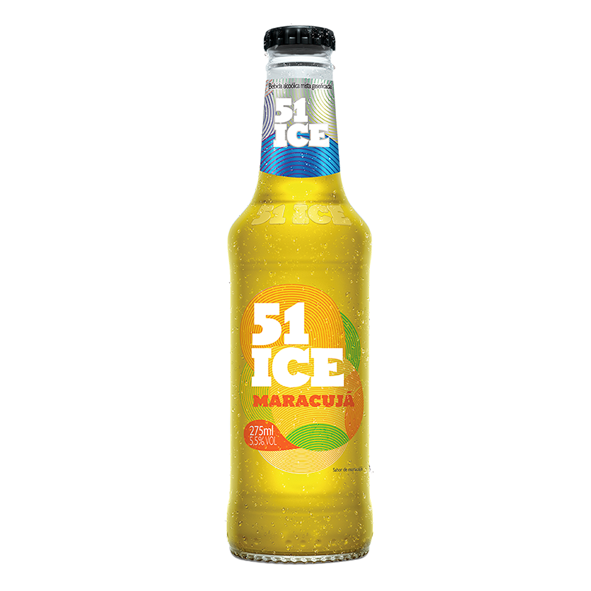 Bebida Mista Alco&oacute;lica Gaseificada Maracuj&aacute; 51 Ice Garrafa 275ml