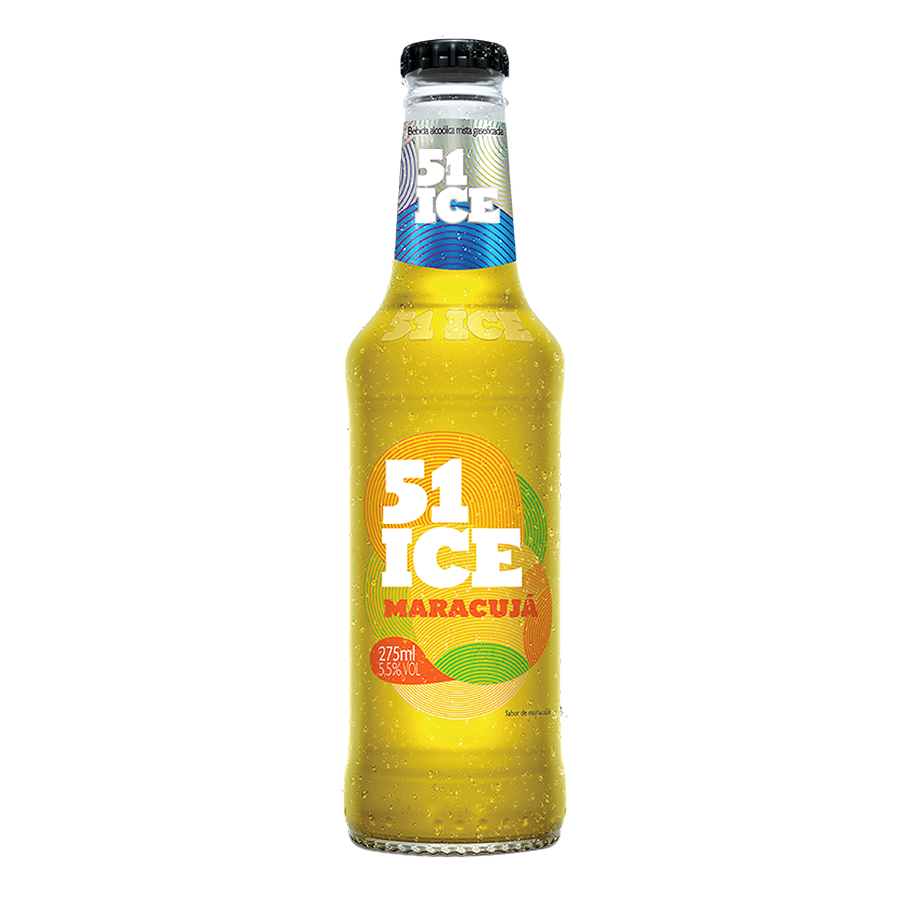 Bebida Mista Alco&oacute;lica Gaseificada Maracuj&aacute; 51 Ice Garrafa 275ml