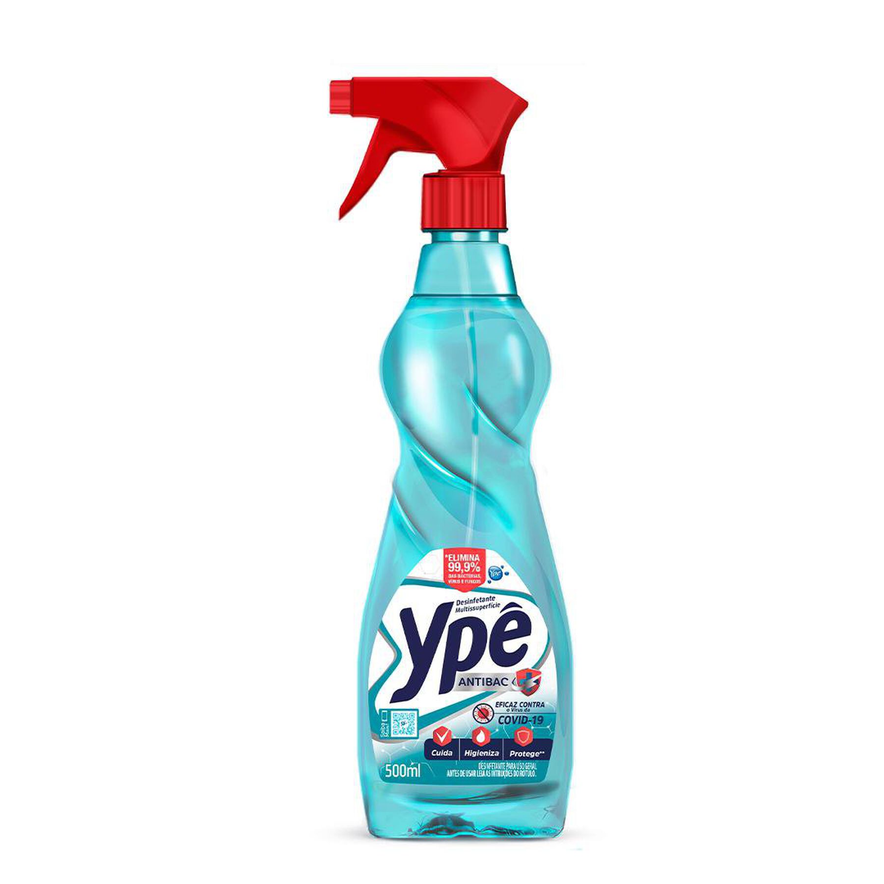 Desinfetante Multissuperfície Ypê Antibac Frasco Borrifador 500ml