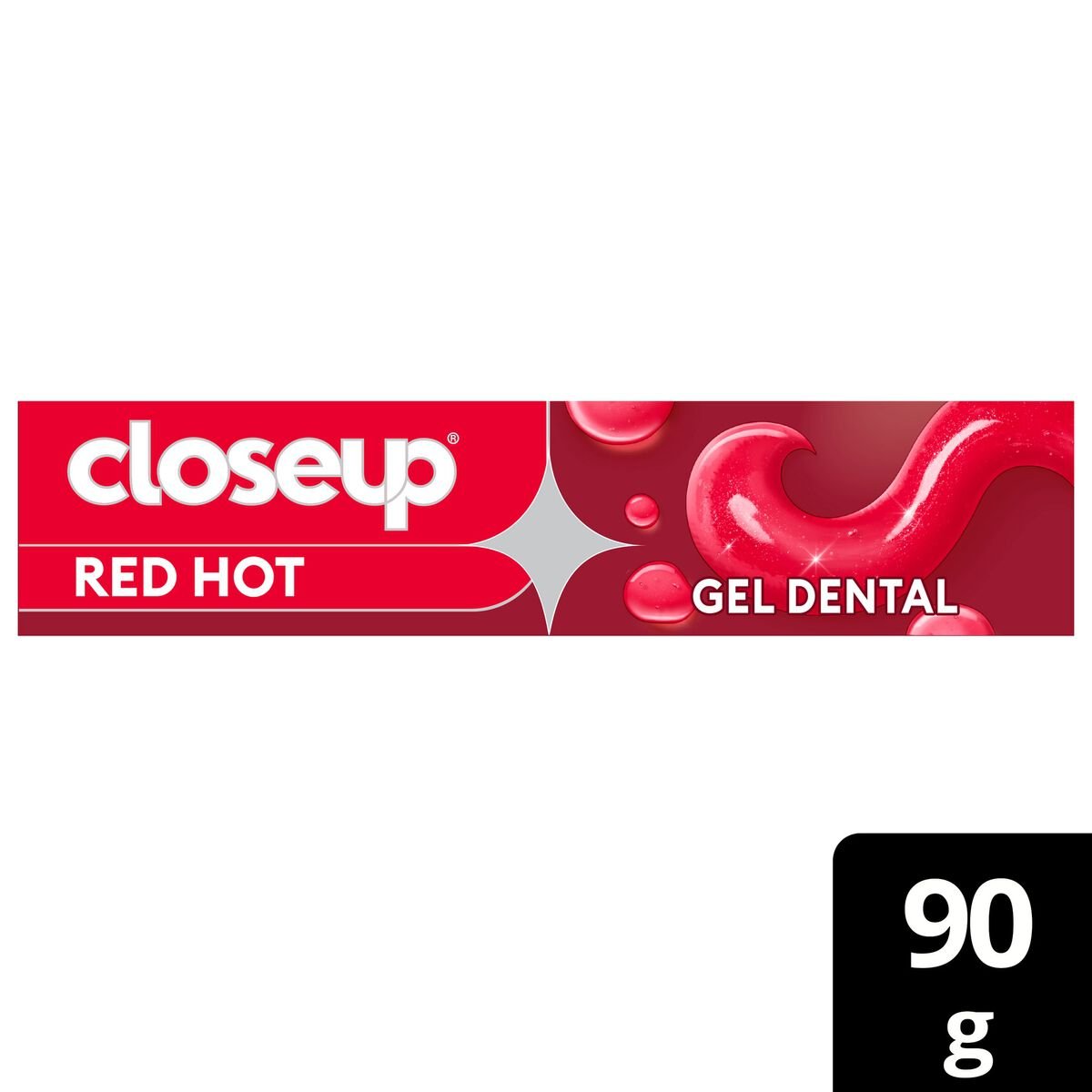 Gel Dental Red Hot Closeup Prote&ccedil;&atilde;o 360&deg; Fresh Caixa 90g