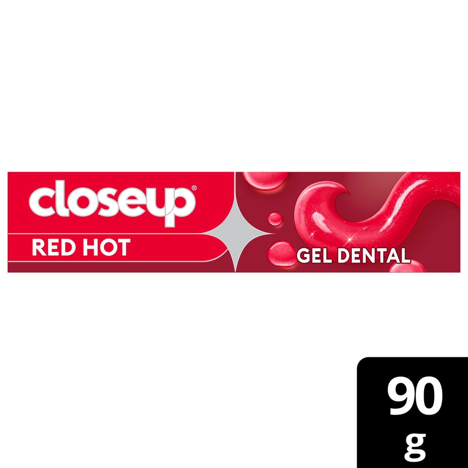 Gel Dental Red Hot Closeup Prote&ccedil;&atilde;o 360&deg; Fresh Caixa 90g